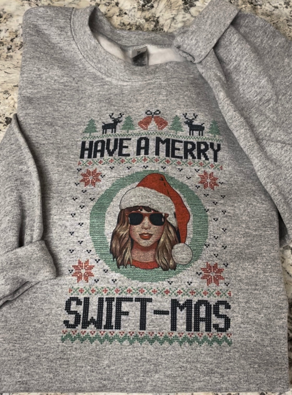TS Christmas Sweater Crewneck