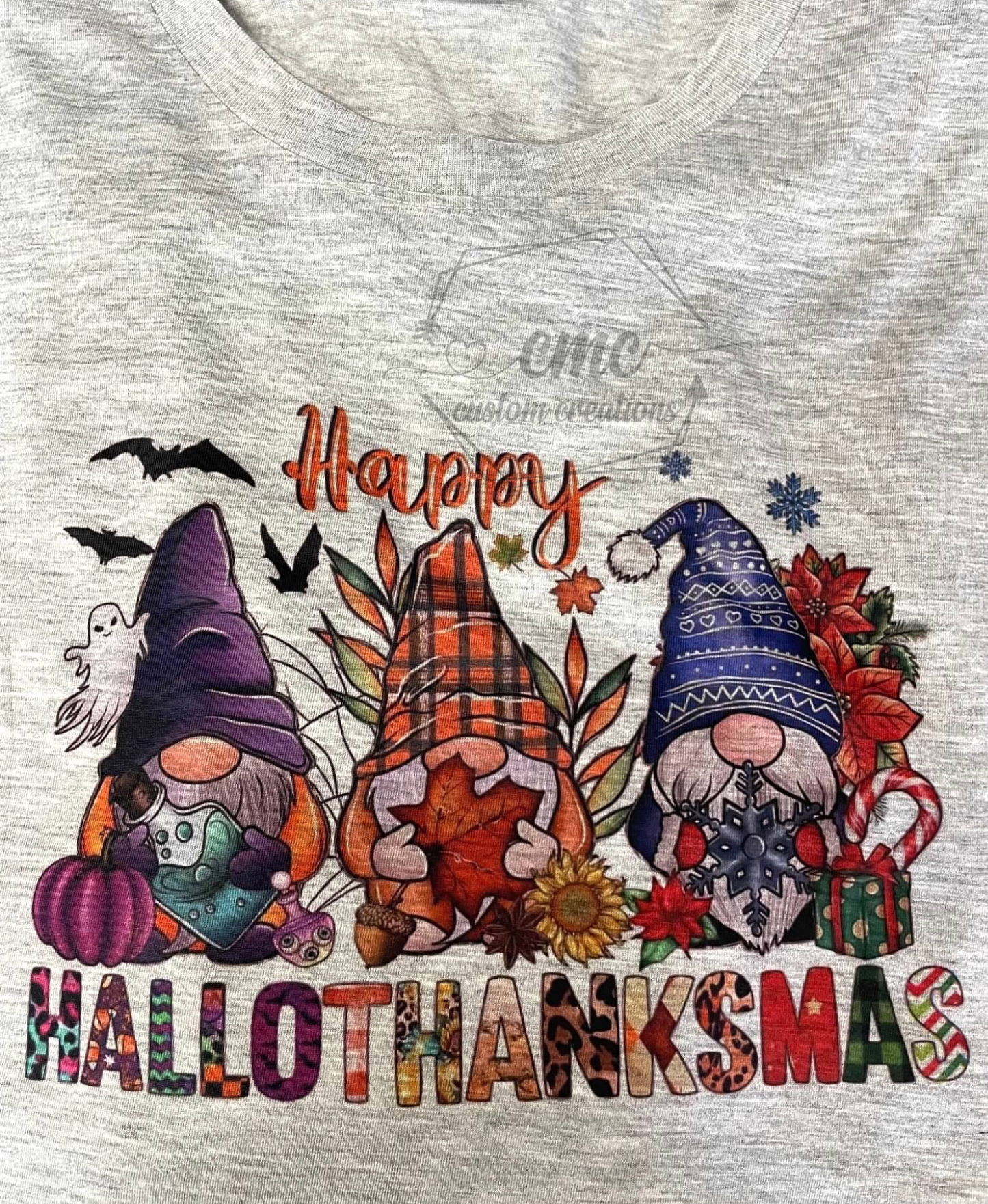 Gnome Happy Hallothanksmas Crewneck/Hoodie