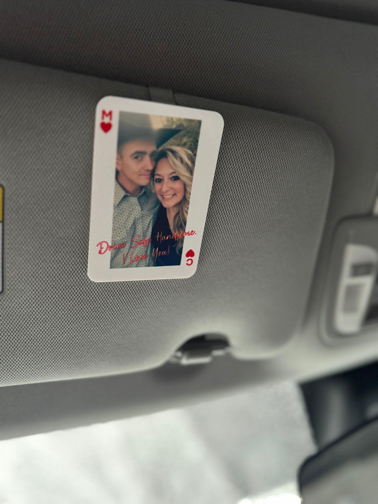 Personalized Photo Visor Clip