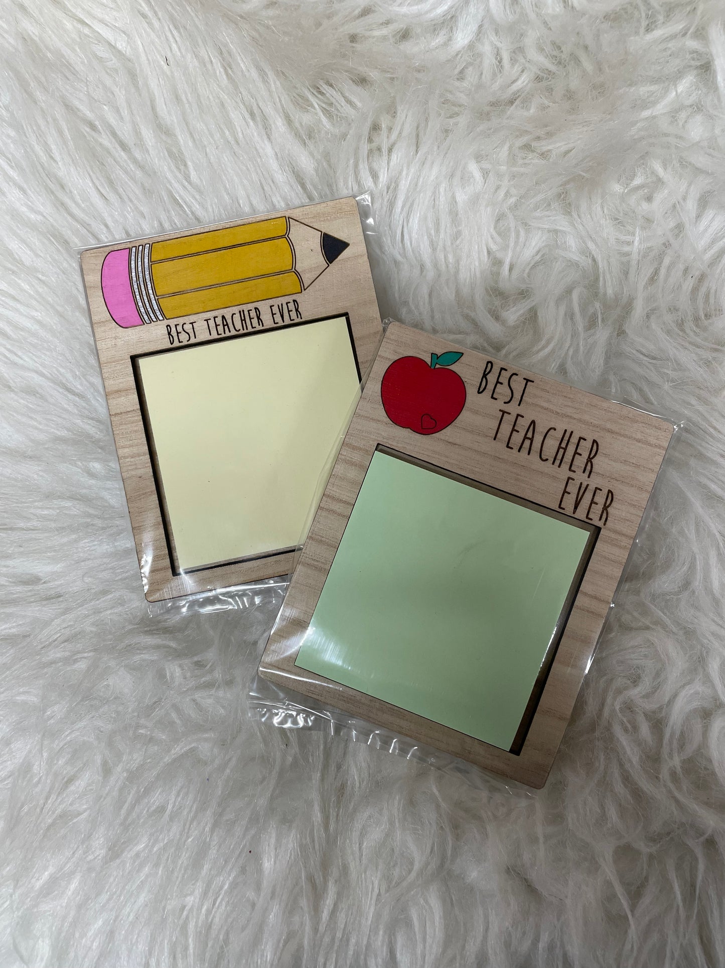 Personalized Teacher Sticky Note Holder