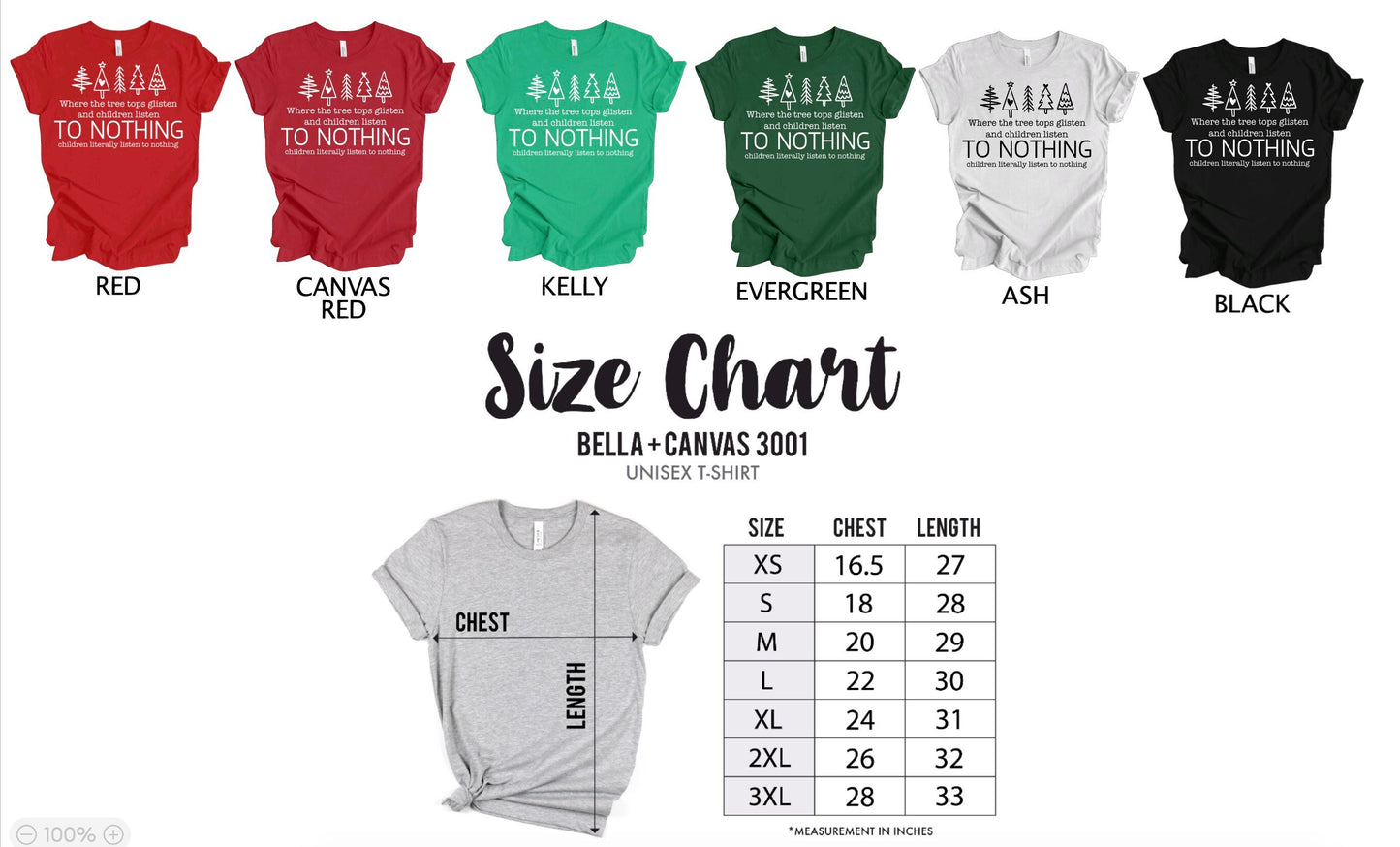 Christmas T-Shirt, Funny Christmas Shirts for Women, Christmas Gifts for Women Children Listen Shirt , Christmas Crewneck Graphic Tee