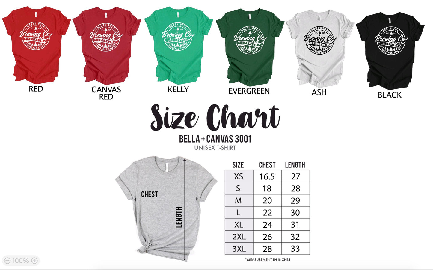 Christmas T-Shirt, Funny Christmas Shirts for Women, Christmas Gifts for Women Brewing Co Shirt, Christmas Crewneck Graphic Tee