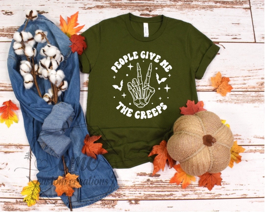 People Give Me The Creeps Graphic T-Shirt