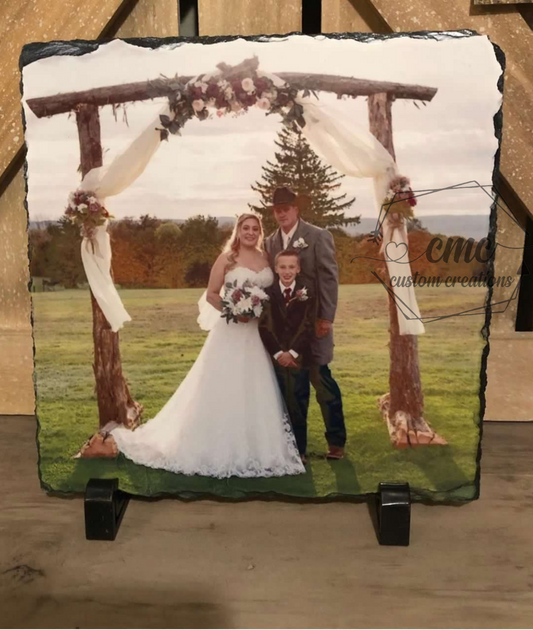 Personalized Photo Slate Gift