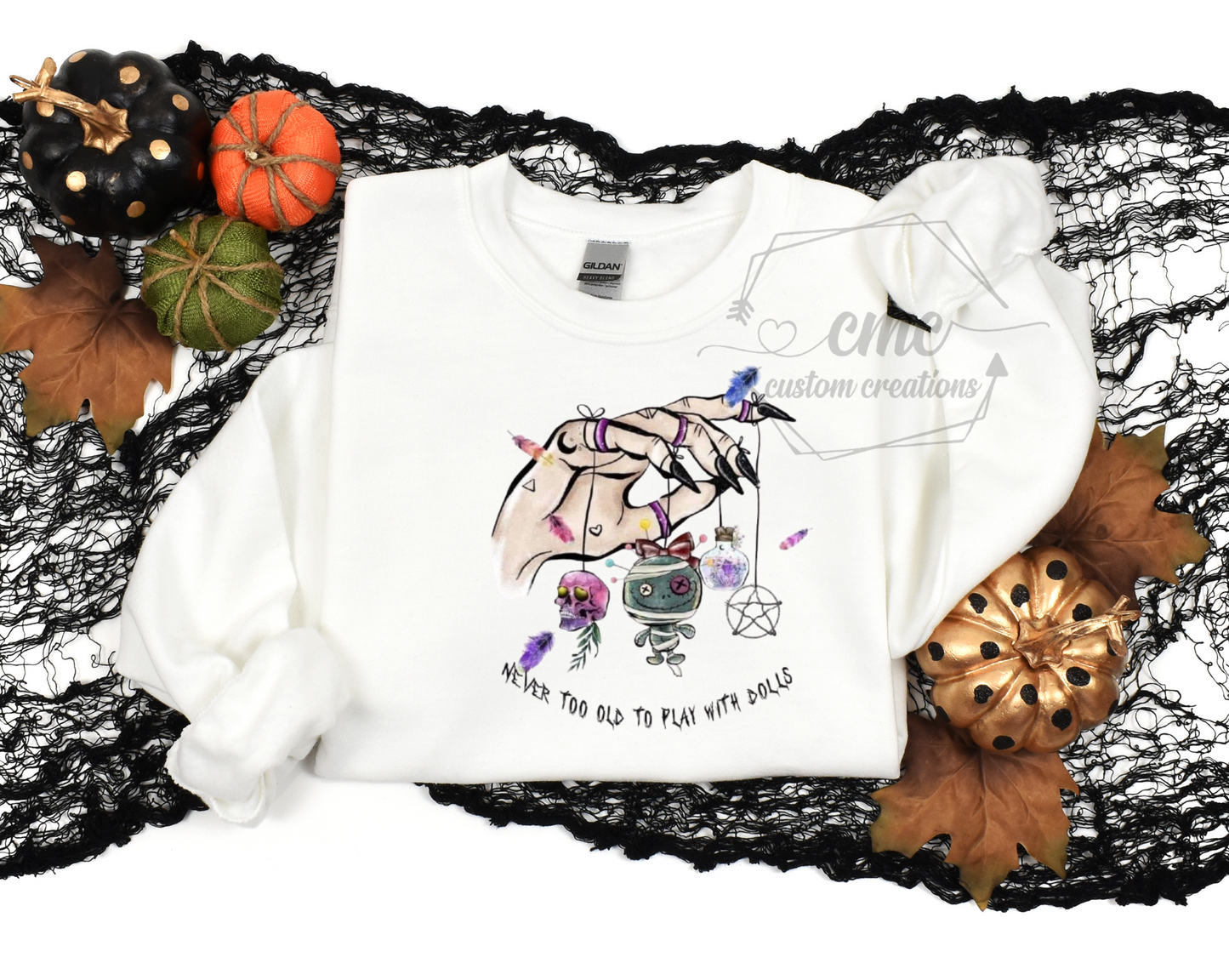 Never Too Young To Play With Dolls Crewneck/Hoodie