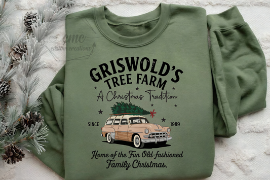 Tree Farm Christmas Crewneck