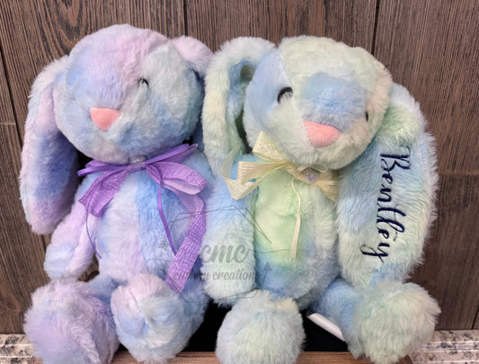 Personalized Embroidered Easter Bunny Plush