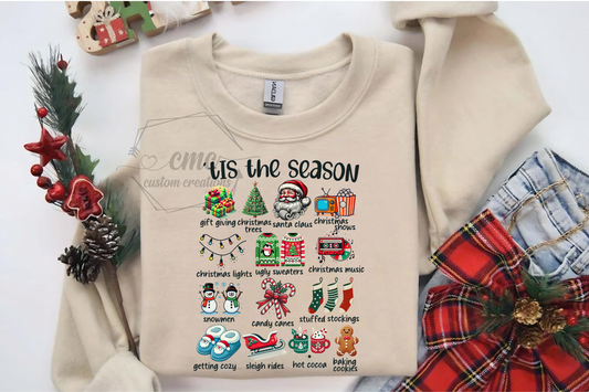Tis the season Christmas Crewneck