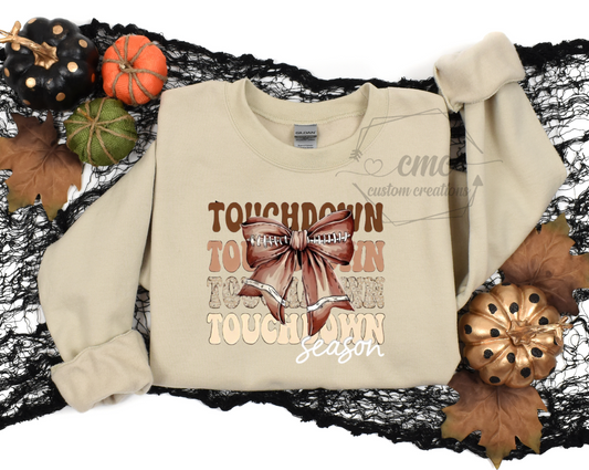 Touchdown Season Football Crewneck/Hoodie