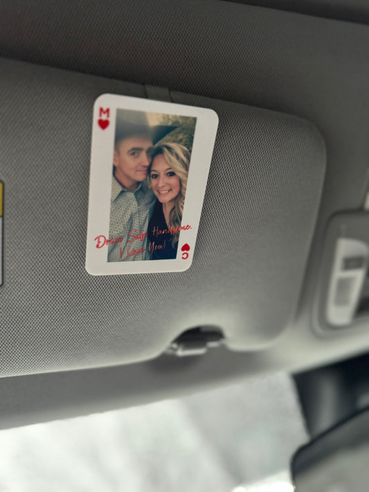 Personalized Photo Visor Clip