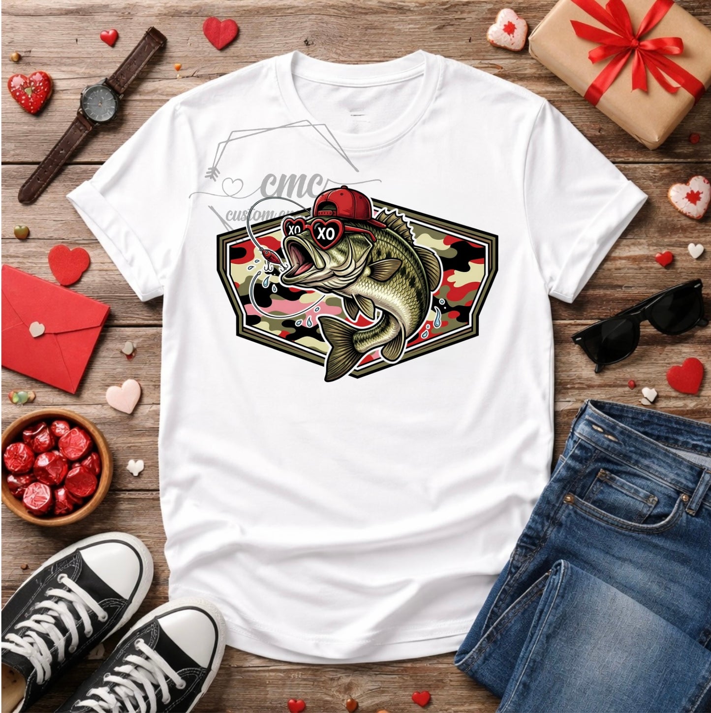 Bass Fishing Graphic Tee