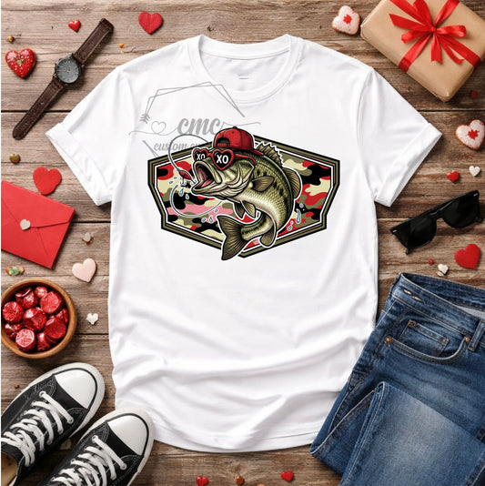 Bass Fishing Graphic Tee
