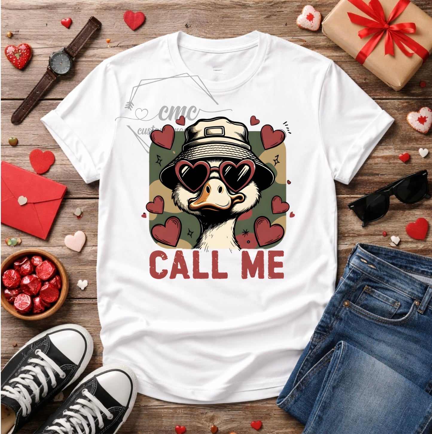 Kids Duck Call Me 2 Graphic Tee