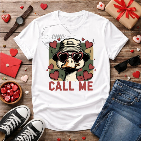 Kids Duck Call Me 2 Graphic Tee