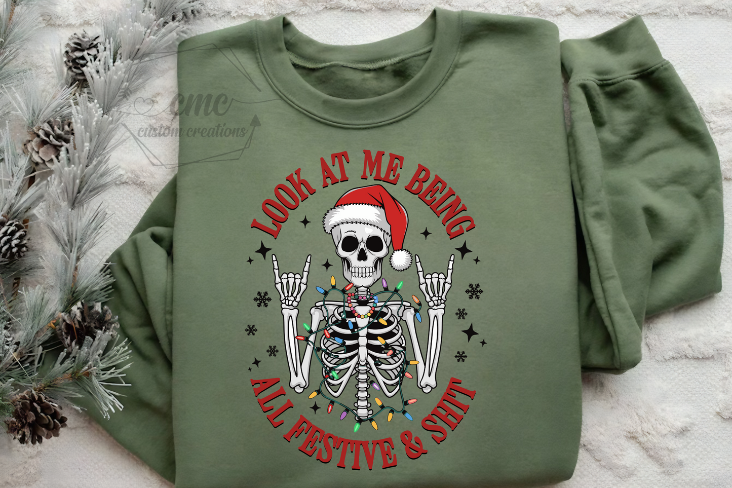 Festive & Shit Crewneck