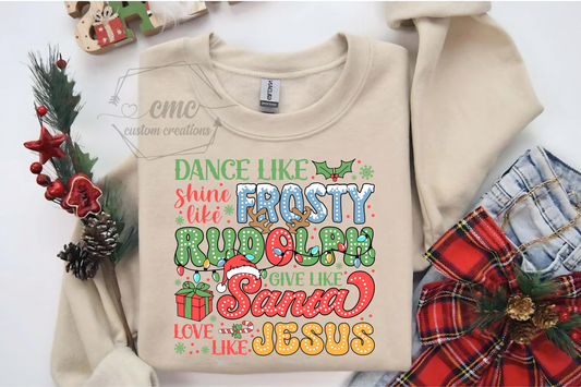 Christmas Jesus Crewneck