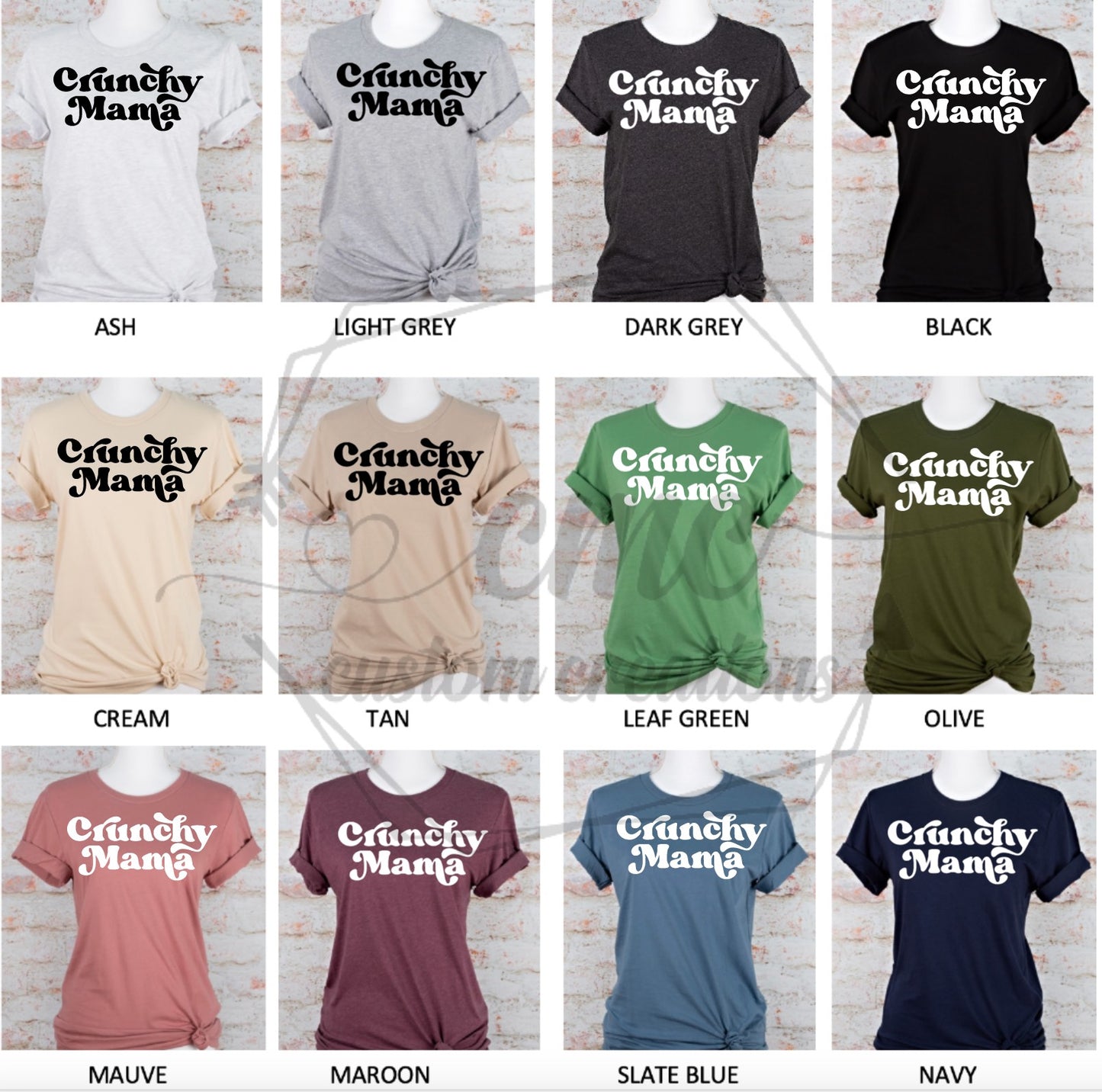 Crunchy Mama Graphic T-Shirt