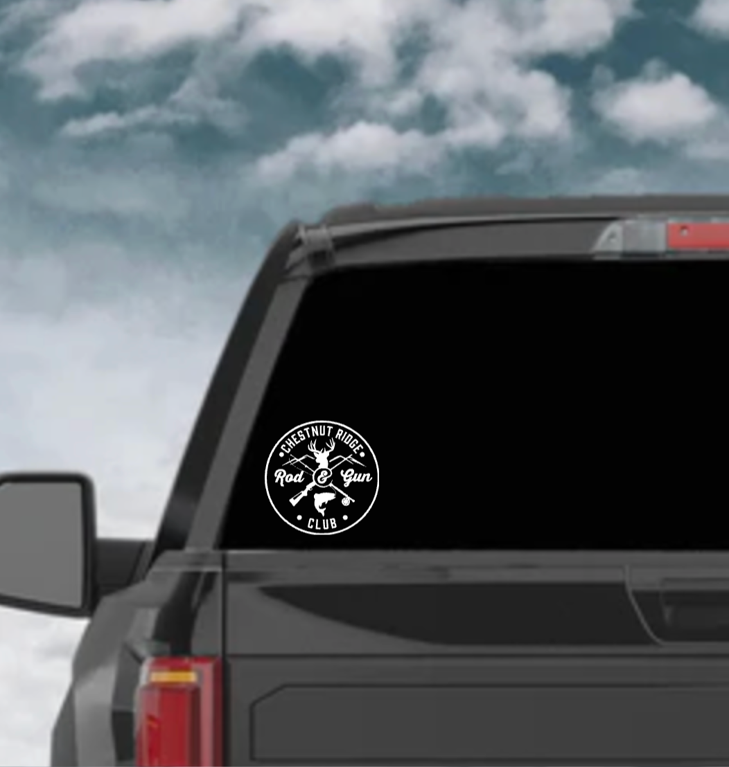 Chestnut Ridge Rod & Gun Club Car Decal