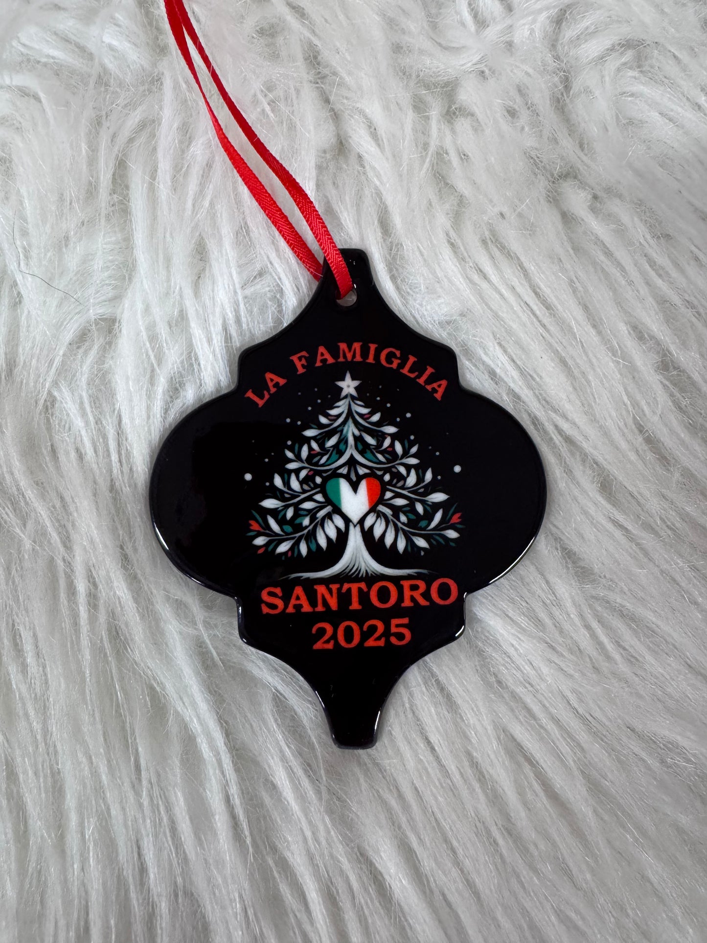 Santoro Family Ceramic Ornament 2025