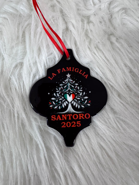 Santoro Family Ceramic Ornament 2025