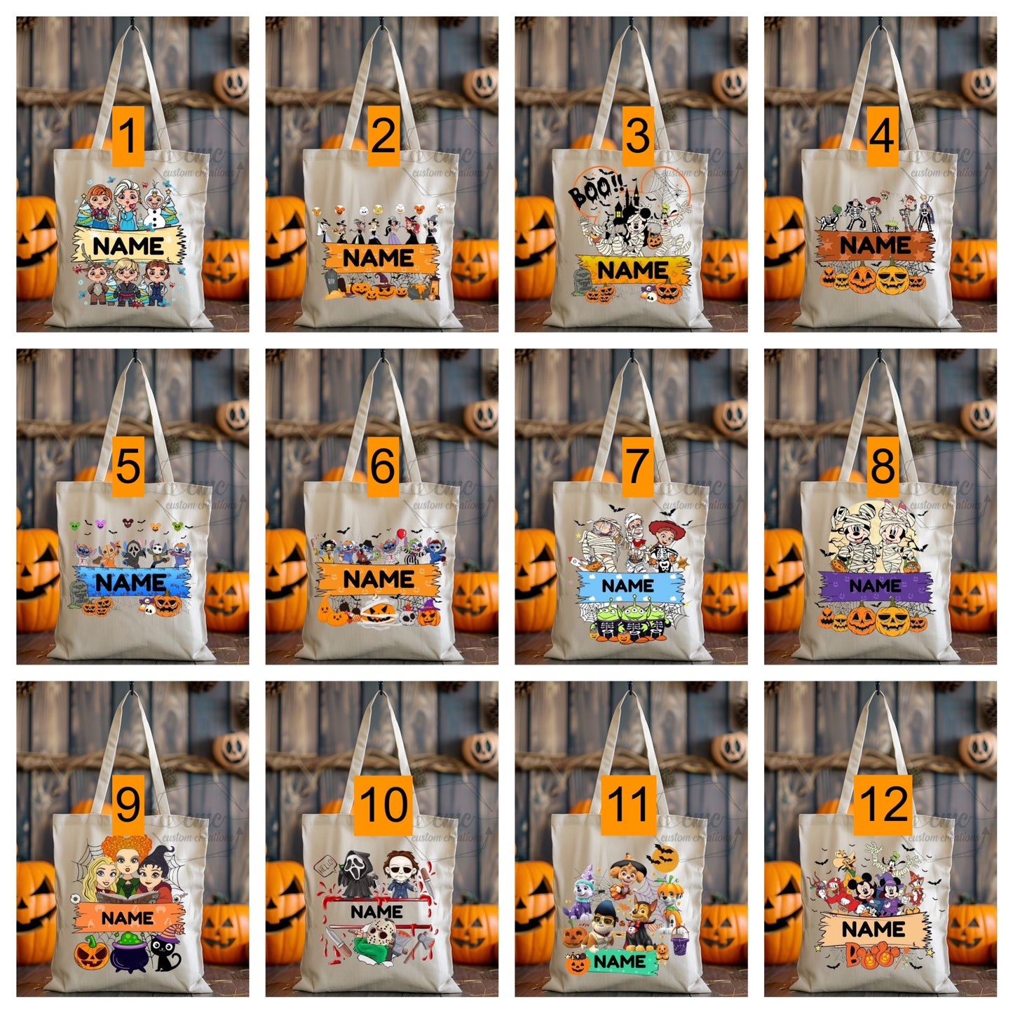 Halloween Totes/Candy Bags