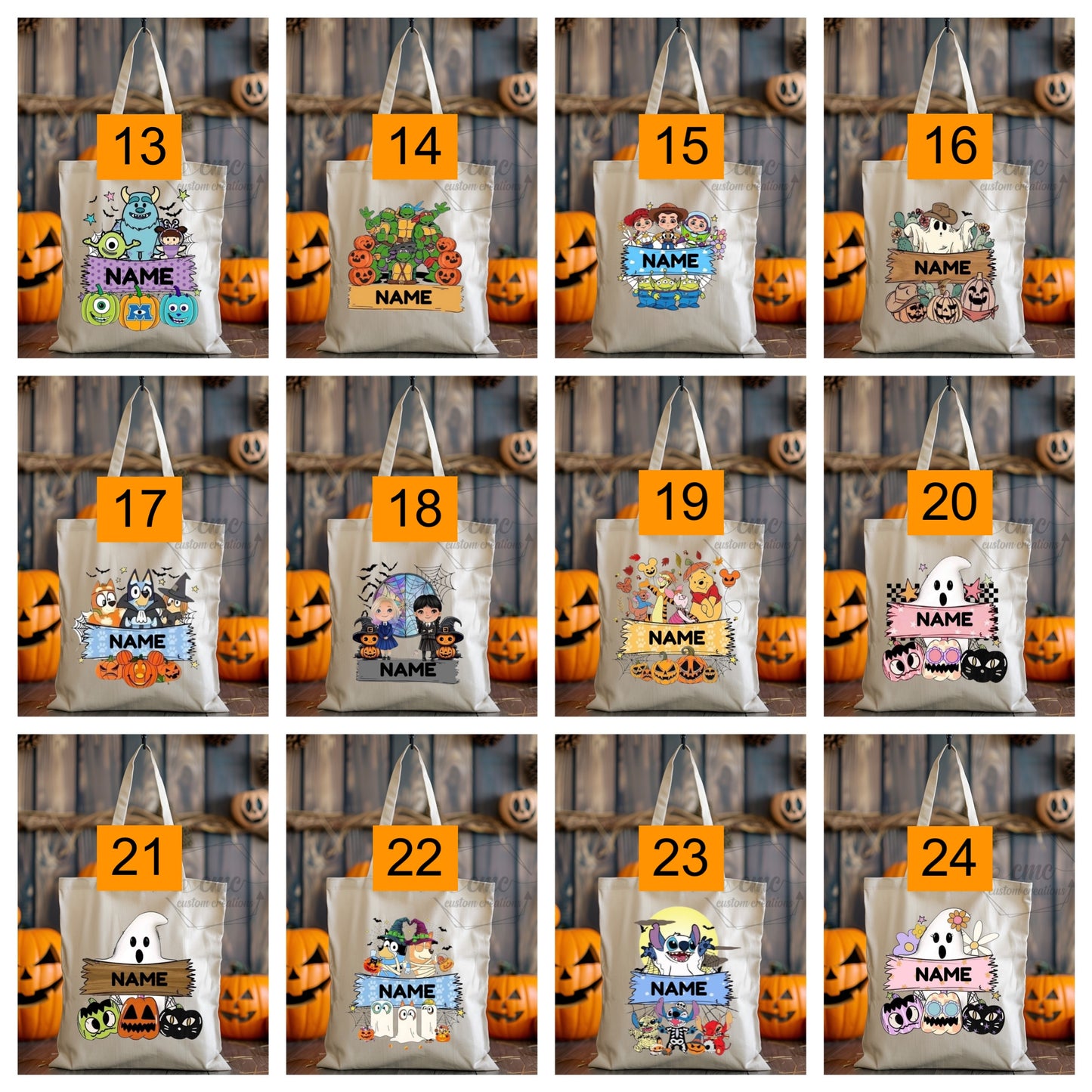 Halloween Totes/Candy Bags