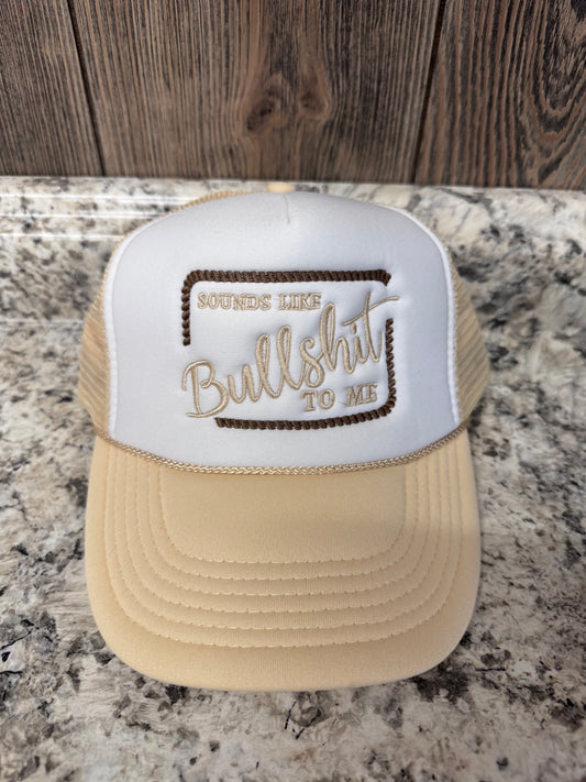 Sounds Like BS Embroidered Trucker Hat