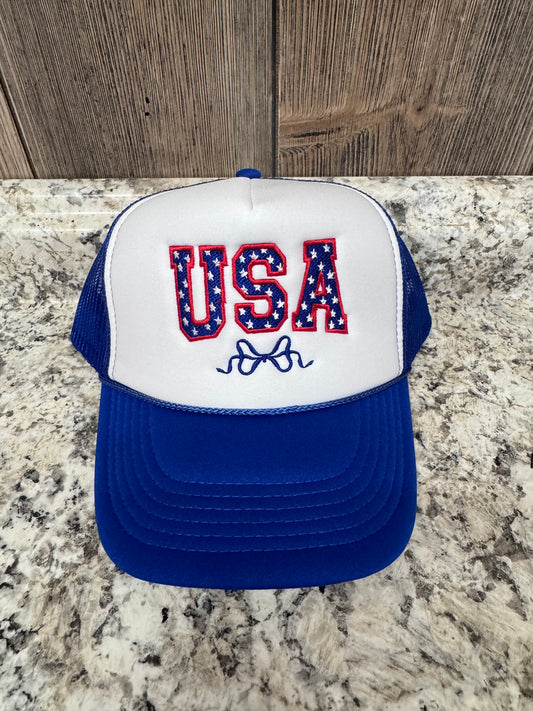 USA Embroidered Trucker Hat