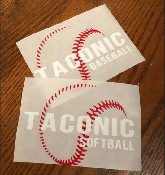 Taconic Little League Baseball/Softball Car Decal