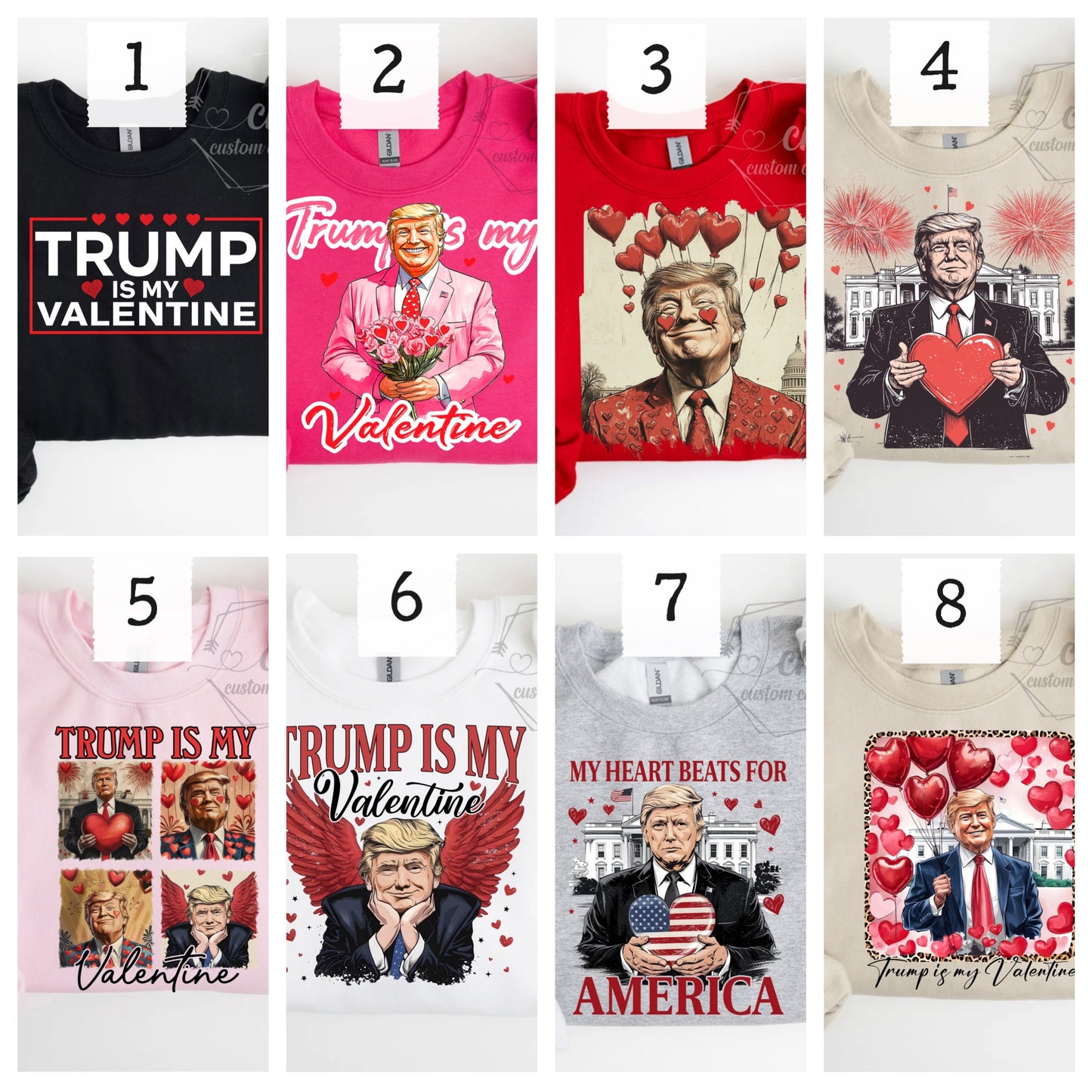 Trump Valentine Crewneck Sweatshirt