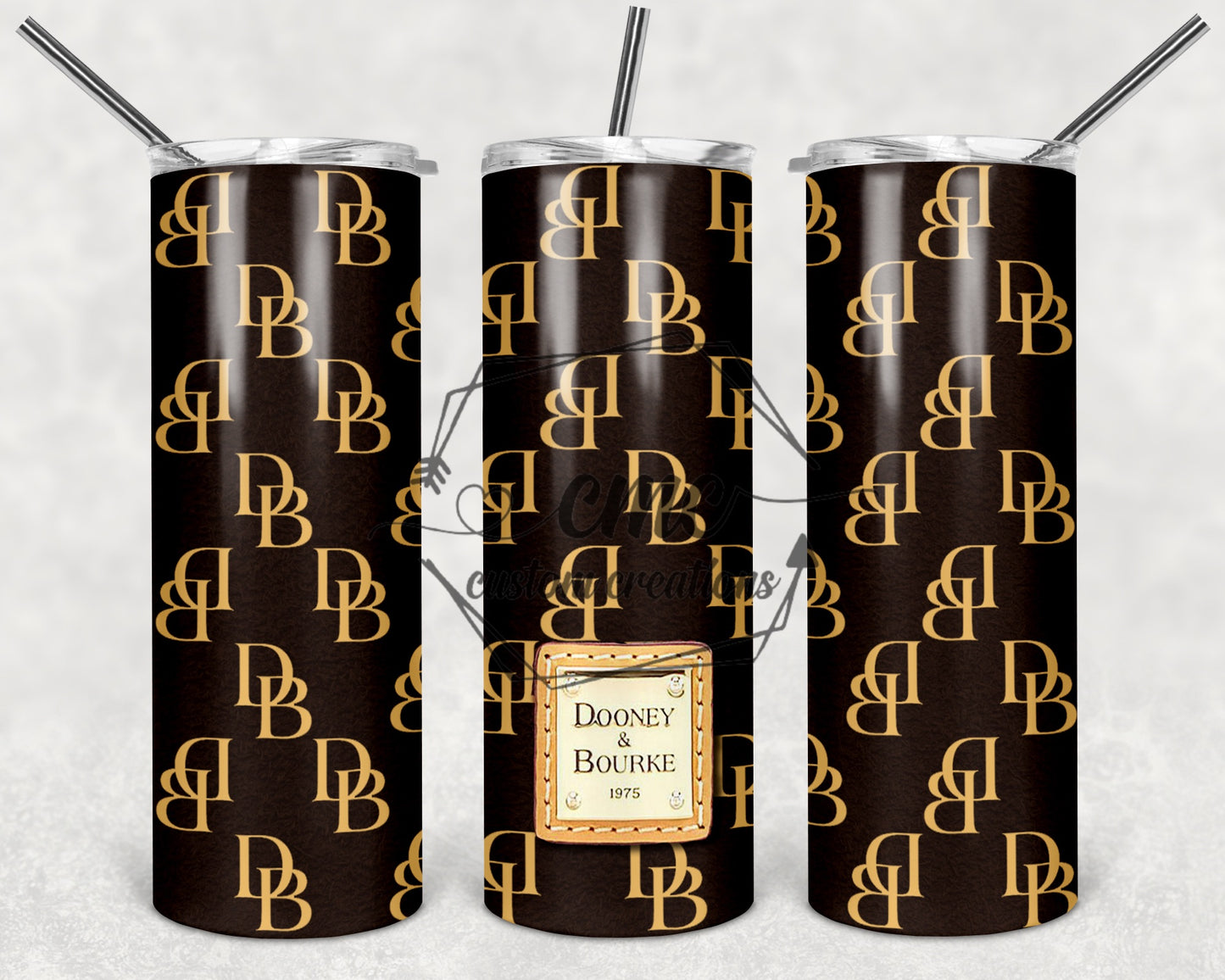 Designer Purse 20 oz Stainless Skinny Tumbler