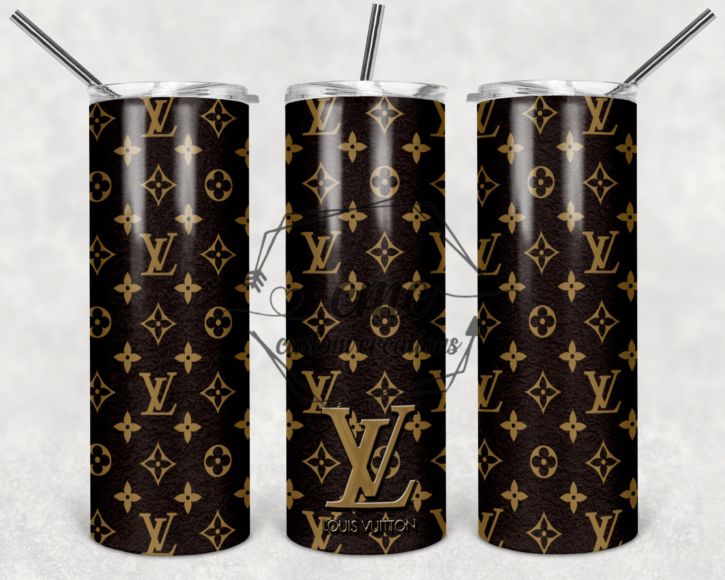 Designer Purse 20 oz Stainless Skinny Tumbler