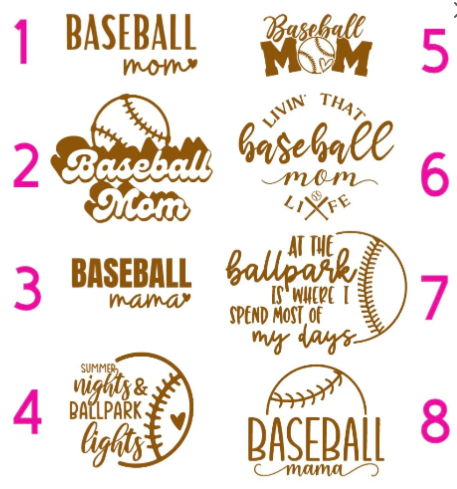 Baseball Mom Wristlet Keychain