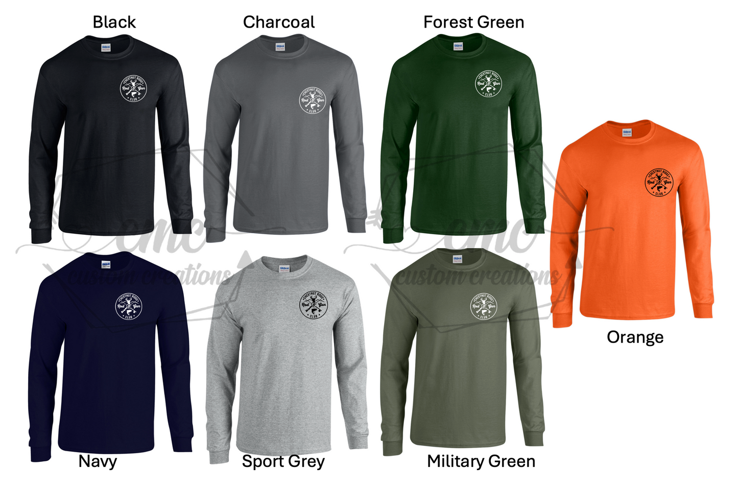 Chestnut Ridge Rod & Gun Club Printed Long Sleeve