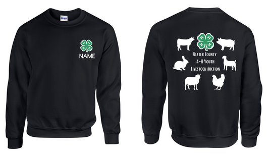 Ulster 4H Youth Livestock Auction Crewneck Sweatshirt