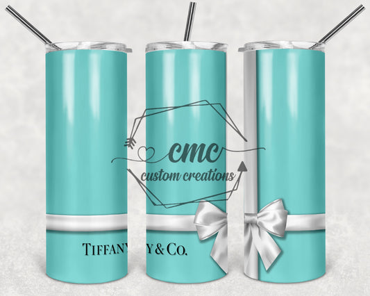 Designer 20 oz Stainless Skinny Tumbler