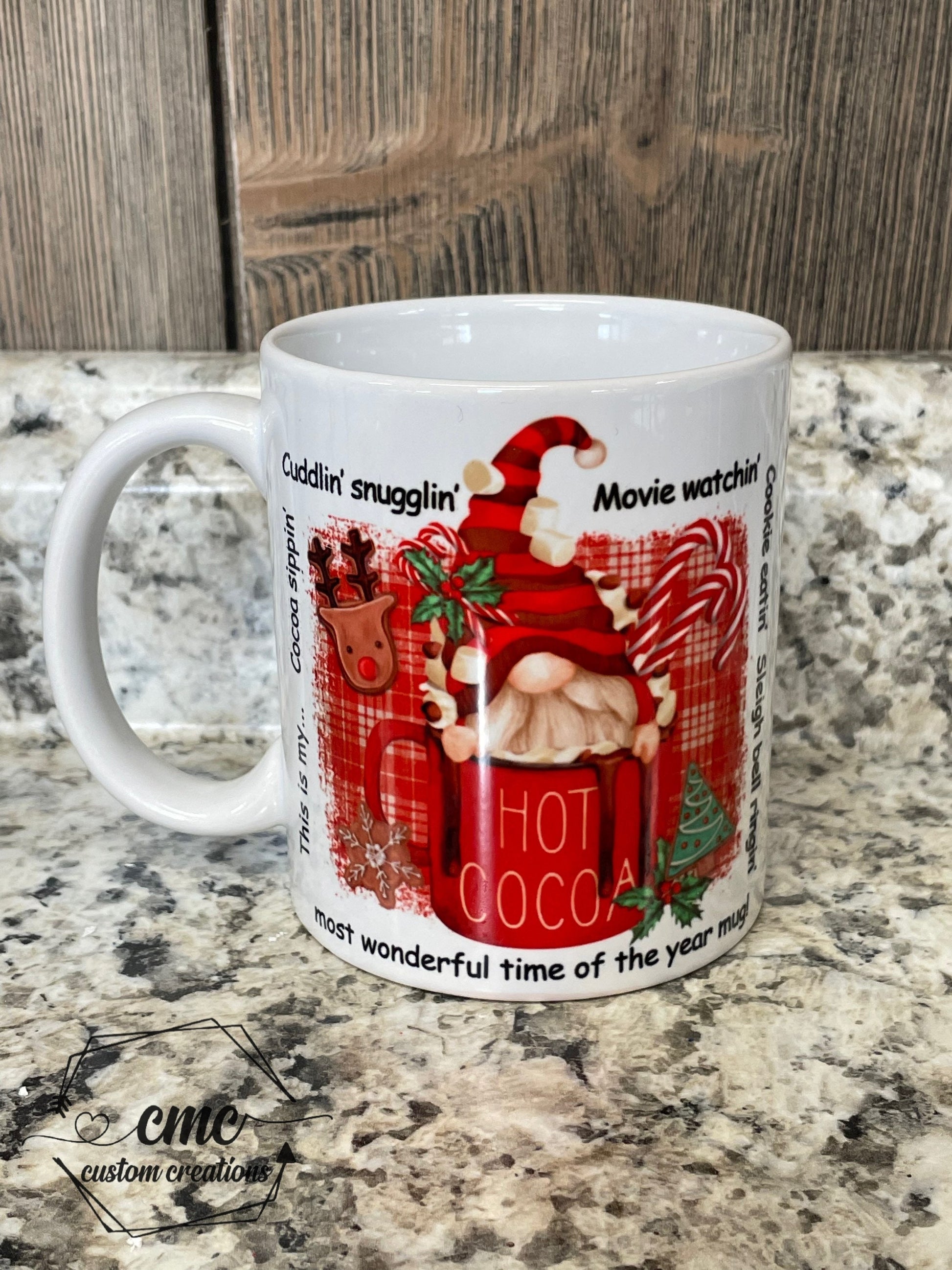 Hot Chocolate Cocoa Gnome Mug