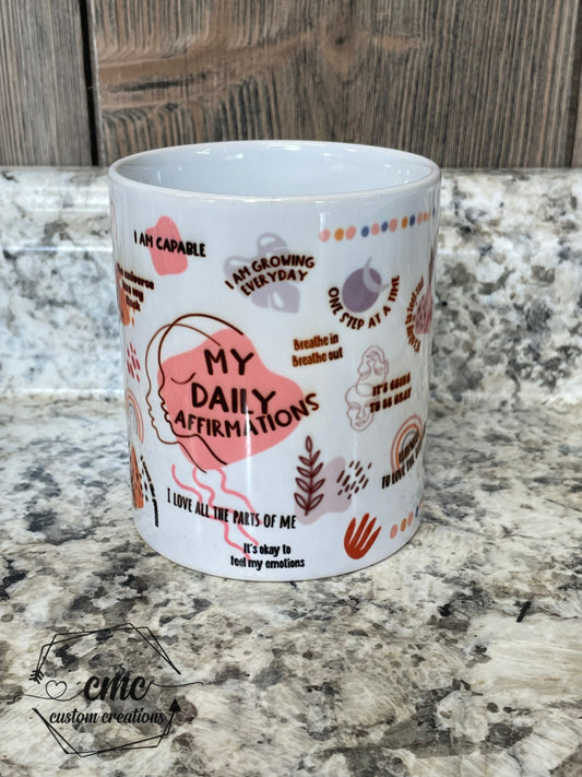 My Daily Affirmations Hot Beverage Mug