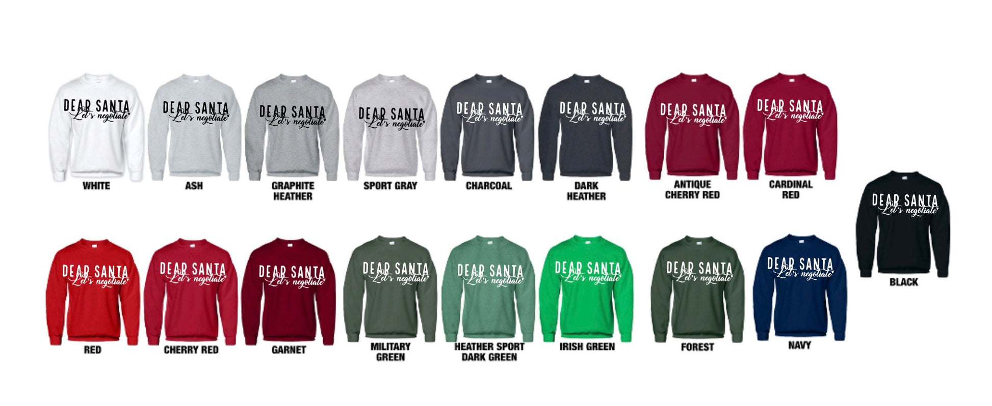 Christmas Sweatshirt, Funny Christmas Shirts for Women, Christmas Gifts for Women Let’s Negotiate Shirt, Christmas Crewneck Christmas