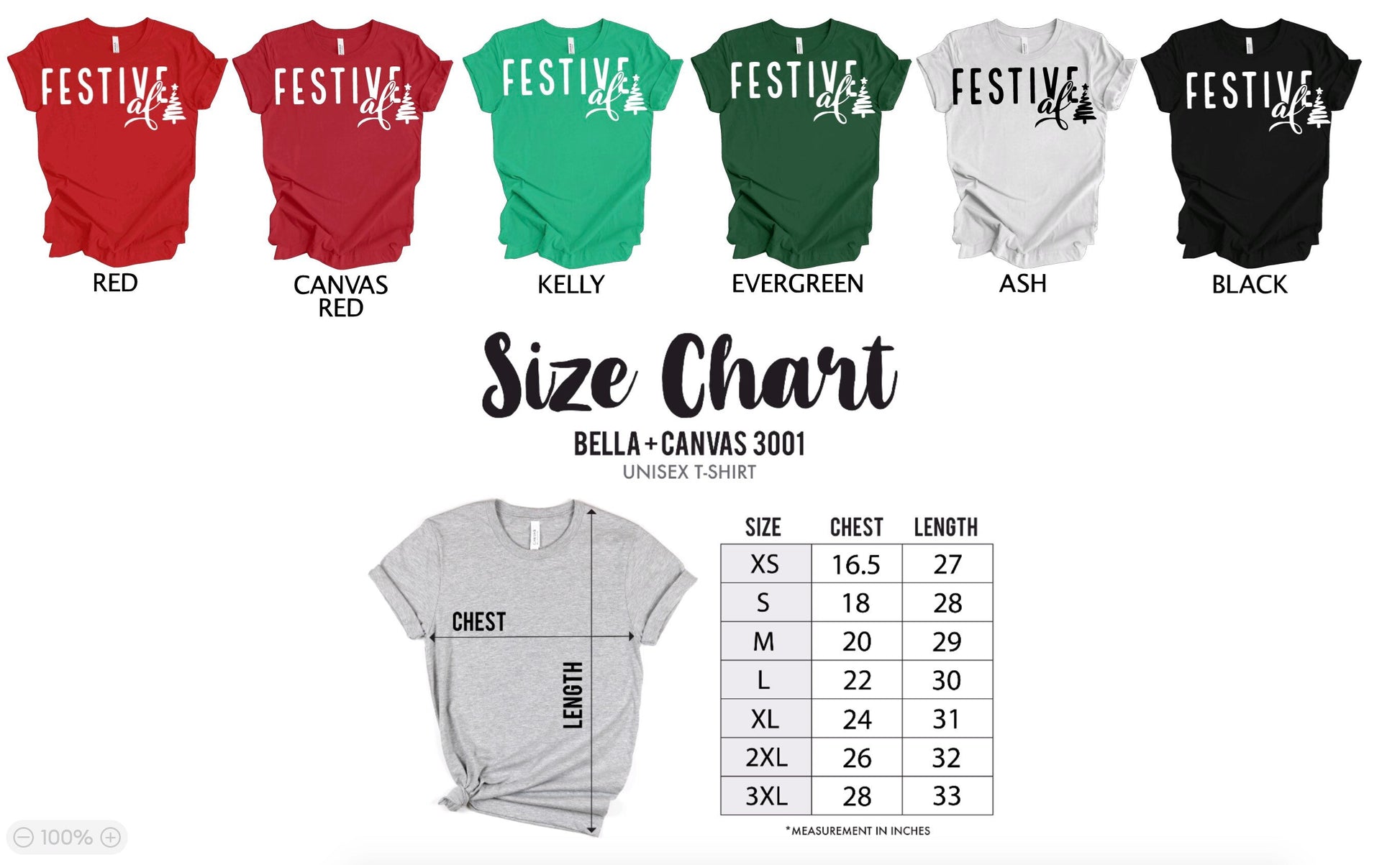 Christmas T-Shirt, Funny Christmas Shirts for Women, Christmas Gifts for Women Festive AF Shirt, Christmas Crewneck Graphic Tee