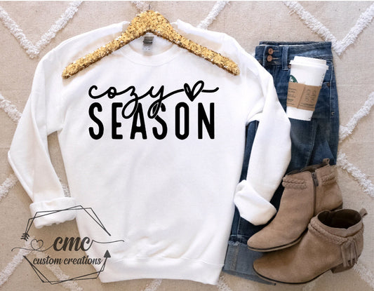 Christmas Sweatshirt, Funny Christmas Shirts for Women, Christmas Gifts for Women Cozy Season Shirt, Christmas Crewneck Christmas Sweater