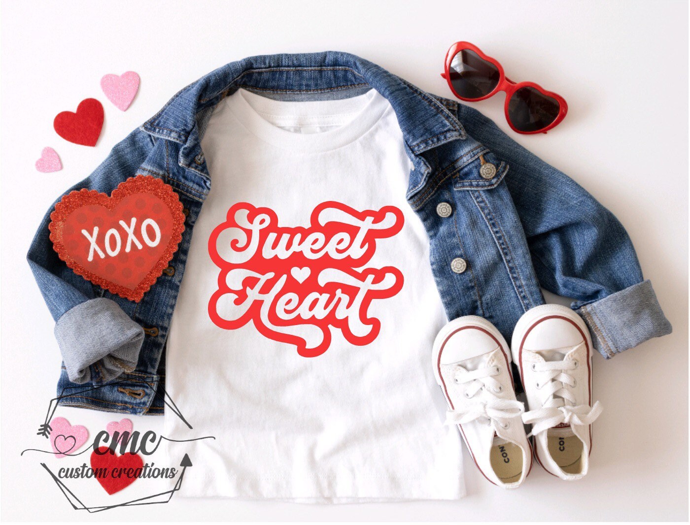 Sweet Heart, Funny valentines shirts, Gifts for kids, children, Toddler, Valentine Crewneck Graphic Tee
