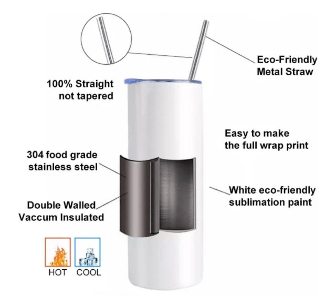 Starting Fluid 20 Oz. Skinny Tumbler