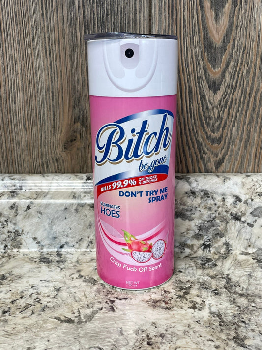 Bitch Disinfectant Spray 20 oz Stainless Skinny Tumbler