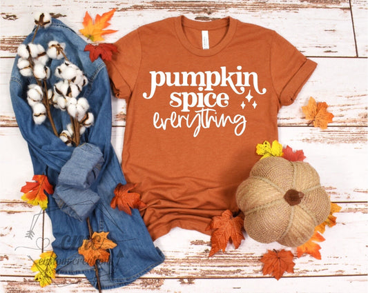 Pumpkin Spice Everything Graphic T-Shirt