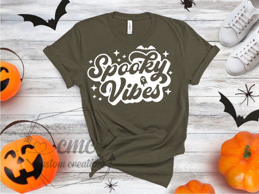 Spooky Vibes Graphic T-Shirt