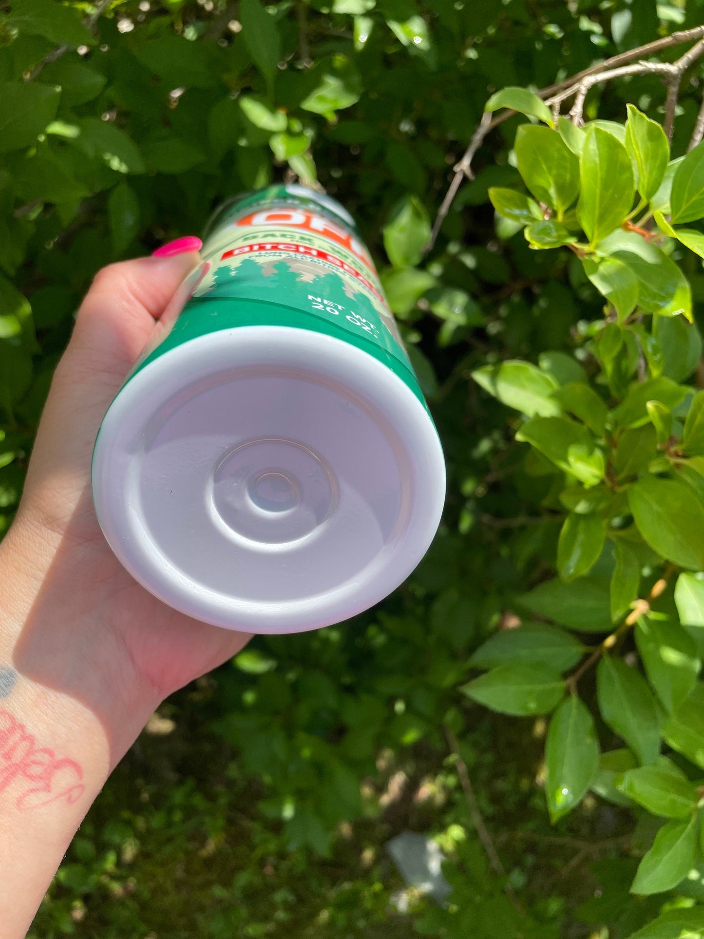 Fuck Off Backwoods Bug Repellent Spray 20 oz Skinny Tumbler