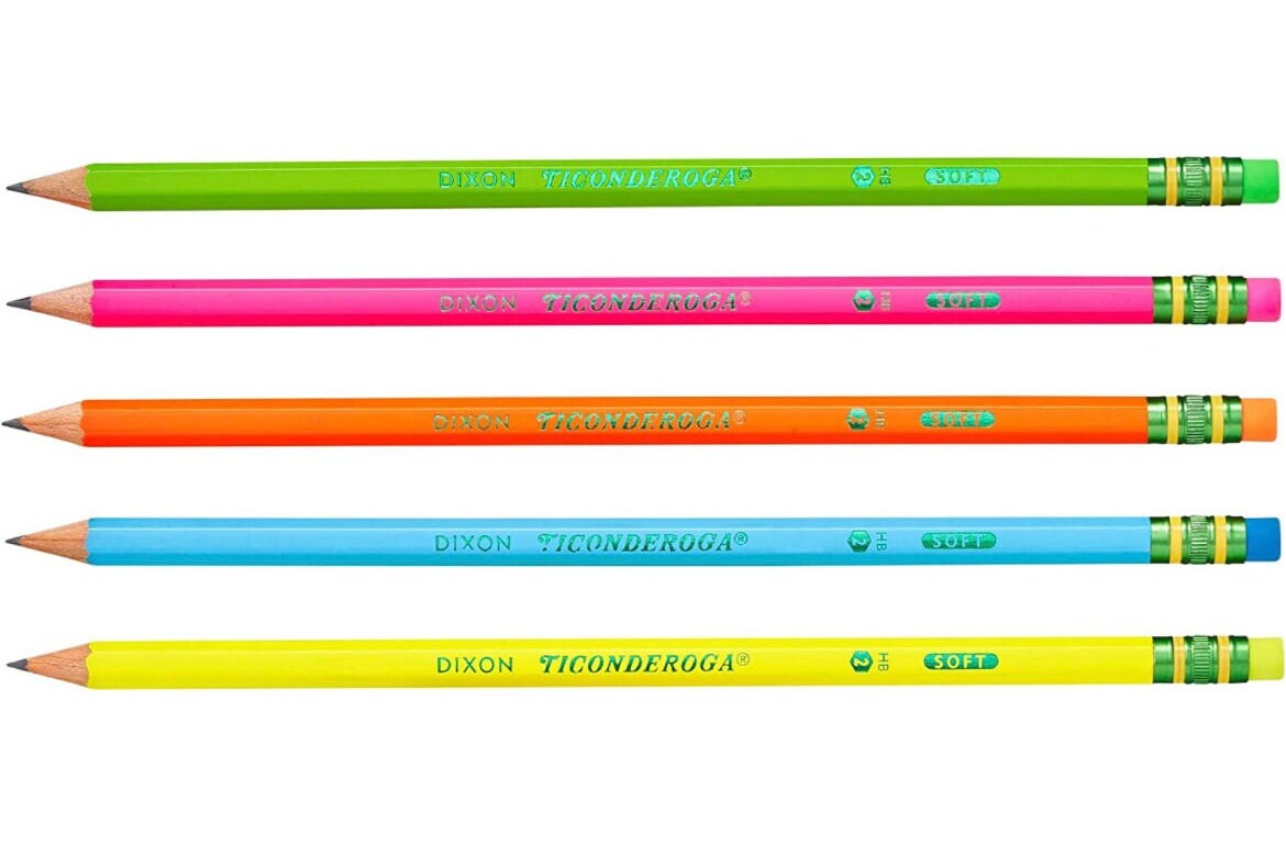 Personalized Laser Engraved Ticonderoga Pencils, Back To School Pencils, 10 pack