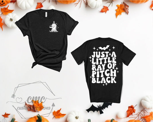 Just A Little Ray of Pitch Black Graphic T-Shirt